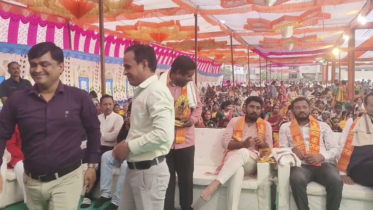DAY 7 Welcome to Shri Pradeep Singh Jadeja ji (EX - Home minister) Shri Ram Katha Vatva Ahmedabad 