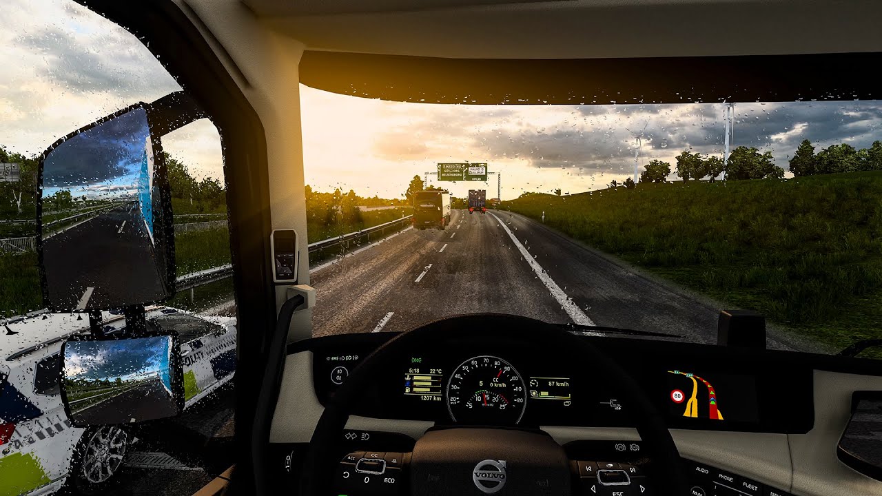 ✪ New Graphics 2023 MOD for ETS2 1.46 | Ultra Realistic | Max-Out Settings | RTX 2070 | 4K Cinematic