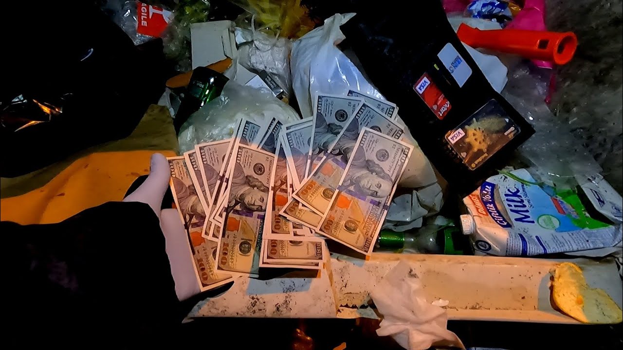 Мусорные сокровища ||  Я нашел много денег в помойке богатых $ 10 000
