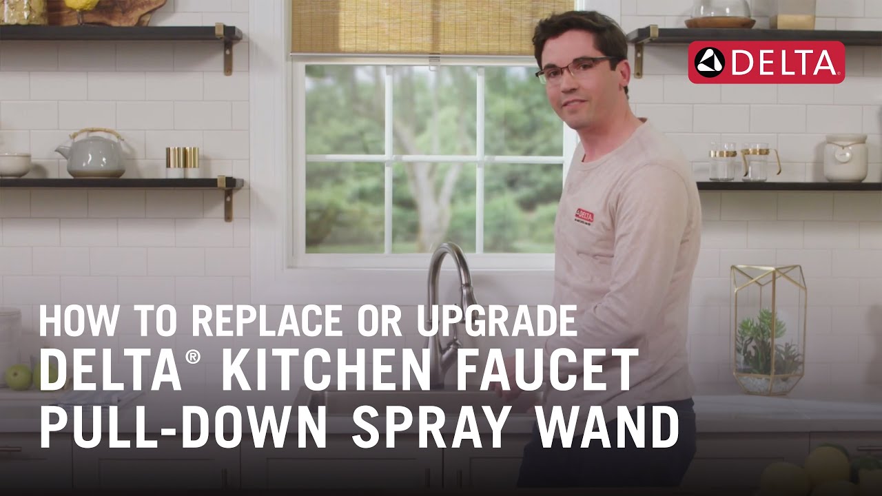How to Replace or Upgrade a Delta&reg; Kitchen Faucet Pull-Down Spray Wand