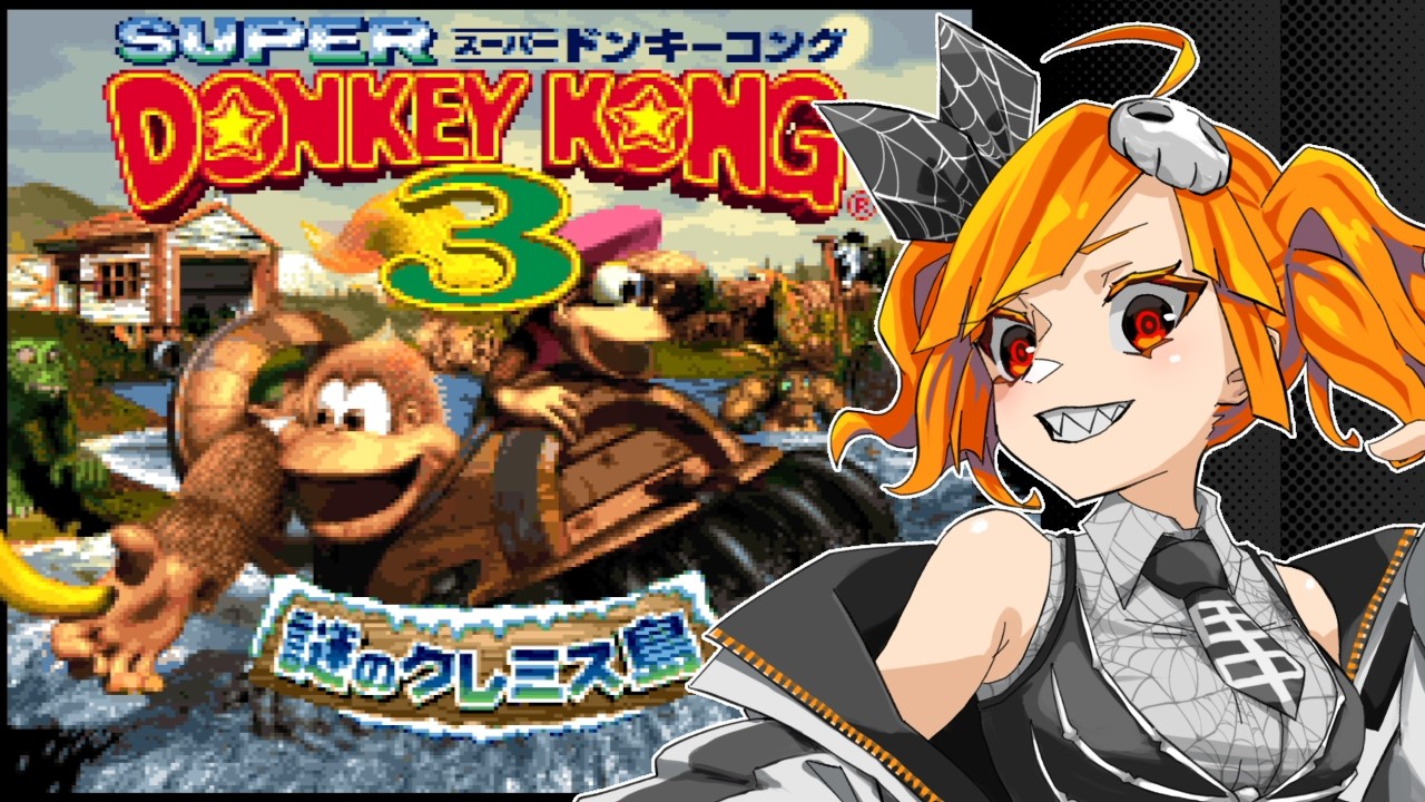 【スーパードンキーコング3】#4 　この時代のゲームにチュートリアルなんてないんだよ【switch】