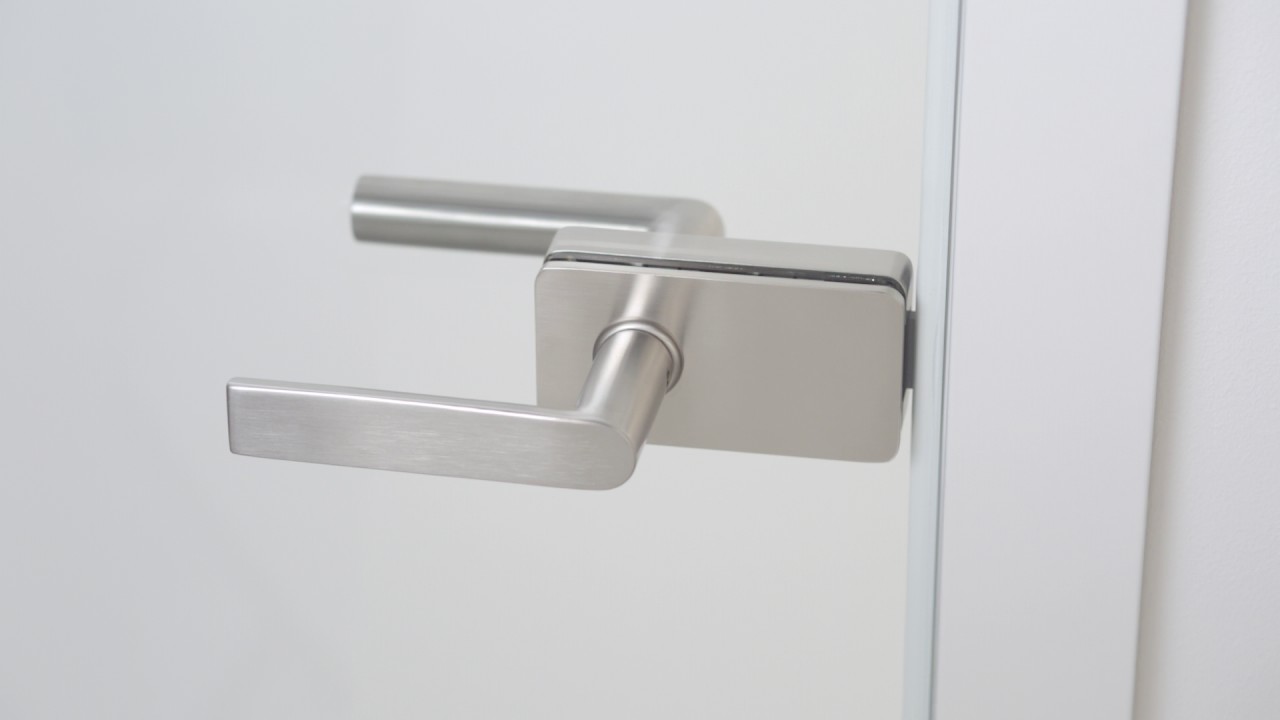 vitaDOOR GLAS/17 fl&auml;chenb&uuml;ndige Ganzglast&uuml;r Schliessblech L&ouml;sung