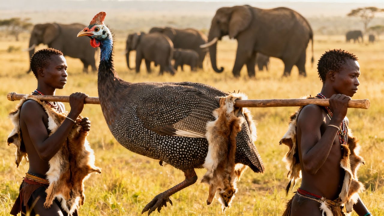 Hadzabe Tribe Successfully Hunt | Catch and Cook