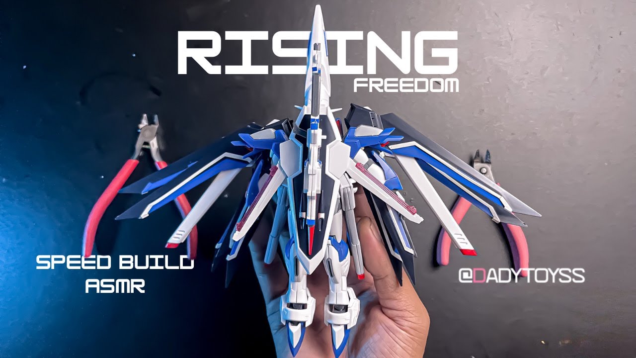GUNDAM RISING FREEDOM | BUILD GUNPLA | SPEED BUILD ASMR | HG 1:144 | XFS | BOOTLEG