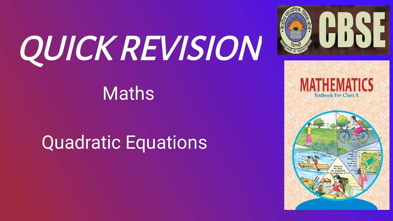 class 10 quadratic equation