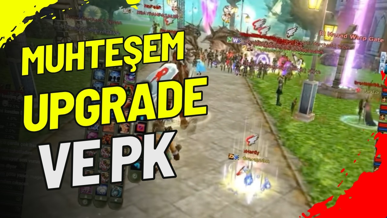 BÖYLE BİR TOWN BASMA YOK ! | +9 UPGRADE - Knight Online