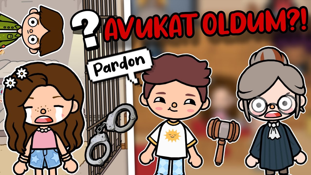 AVUKAT OLDUM?!😰 / Toca Boca World Türkçe / Justin Toca