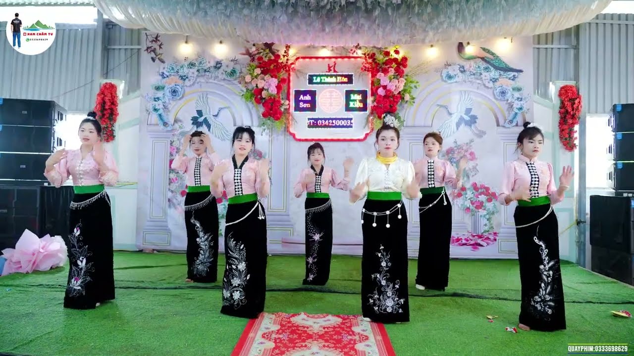 CÔ GÁI SẦM NƯA [ ĐỘI MÚA XINH GÁI GĐ THỂ HIỆN MÚA MỪNG ĐÁM CƯỚI ] { ANH SƠN & MAI KIỀU }