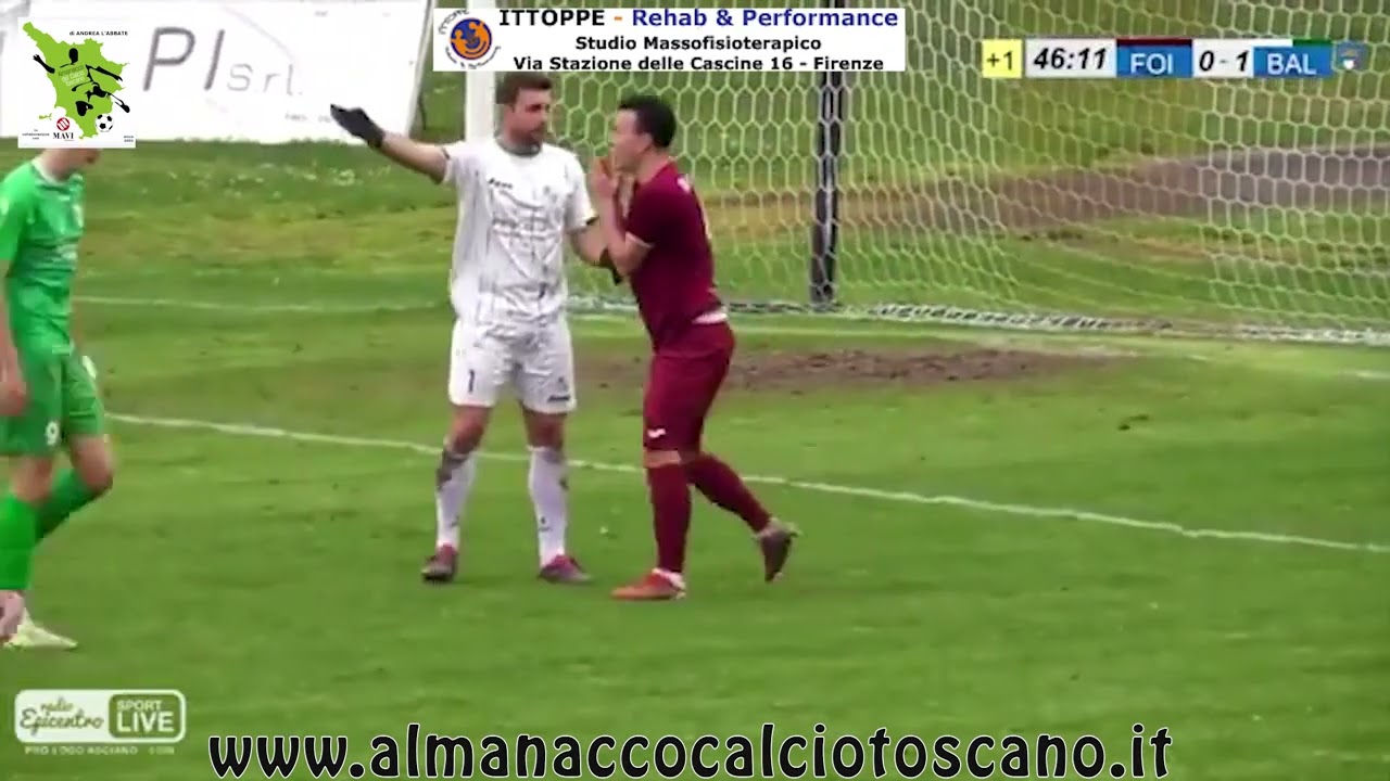 Eccellenza Girone B, Foiano-Baldaccio Bruni 0-4