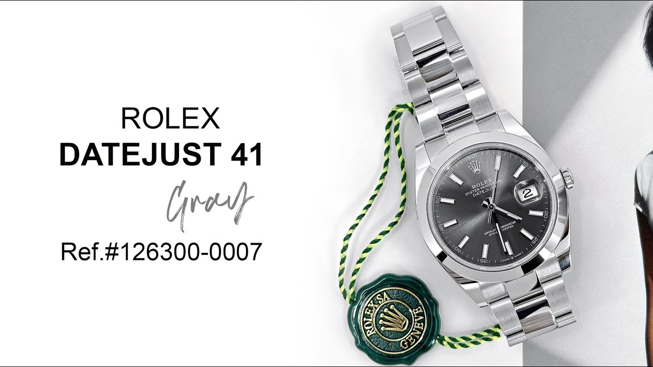 Rolex Datejust 41 Oystersteel Ref# 126300-0007