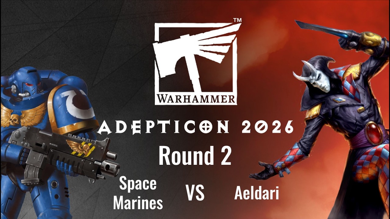 Warhammer 40,000 GT - Adepticon - Round 2 - Space Marines vs. Aeldari