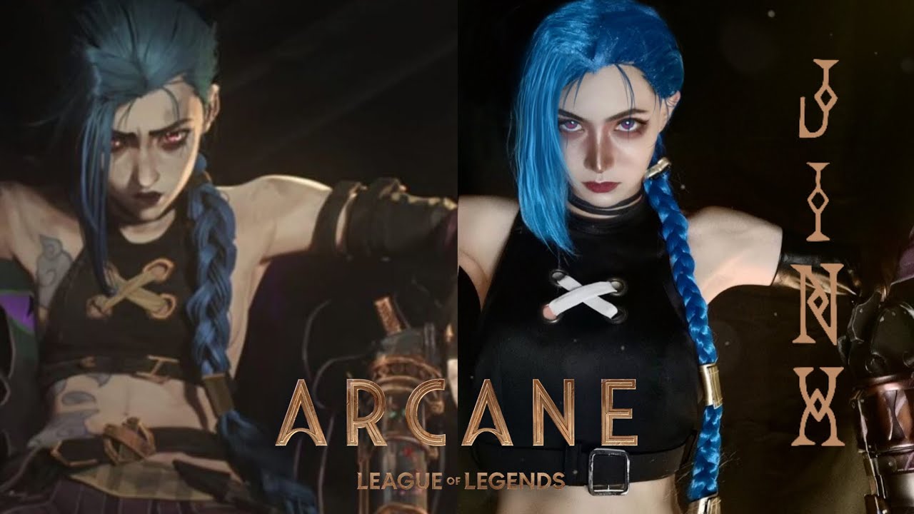 Jinx - Arcane [ League of Legends ] Makeup Tutorial by Irene01