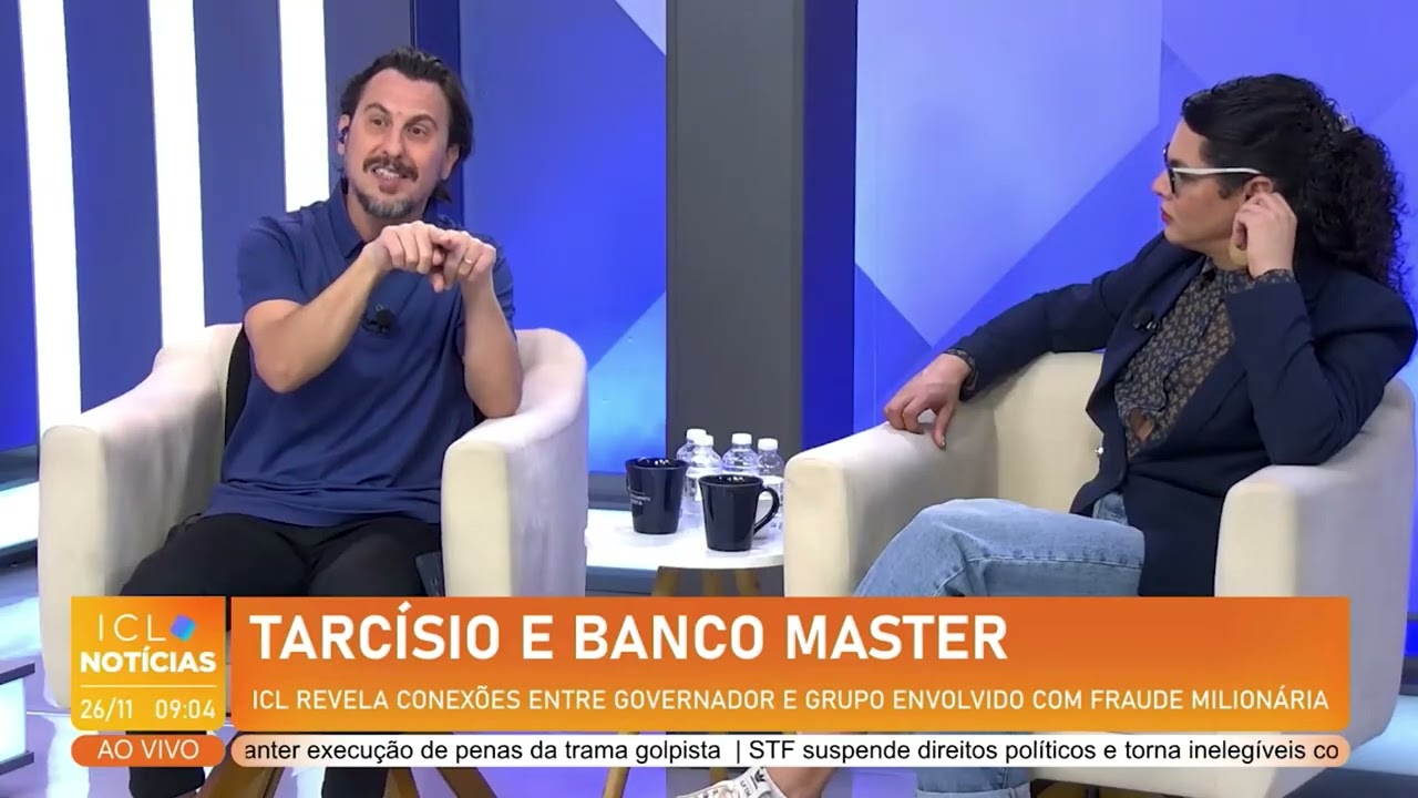 Leandro Demori explica as conexões entre Tarcísio de Freitas e o escândalo do Banco Master