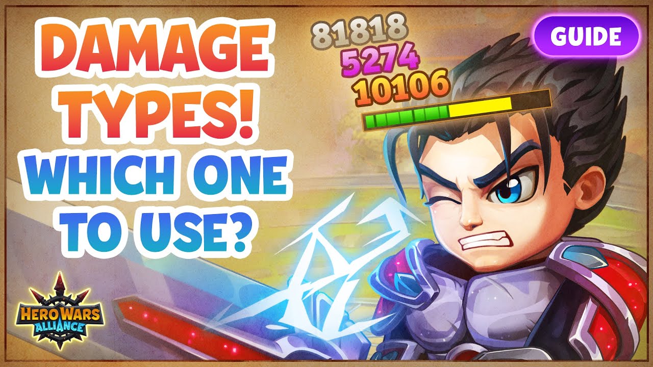 DAMAGE TYPES: Know The Difference! | Hero Wars: Alliance