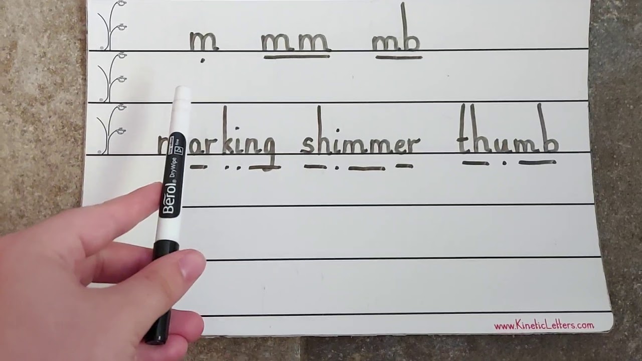 Phonics - making the m/m/mb sound