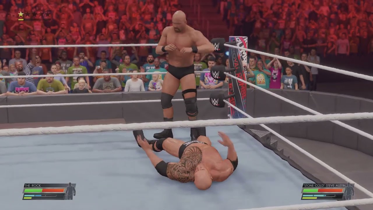 WWE 2K The Rock vs Stone Cold 4K