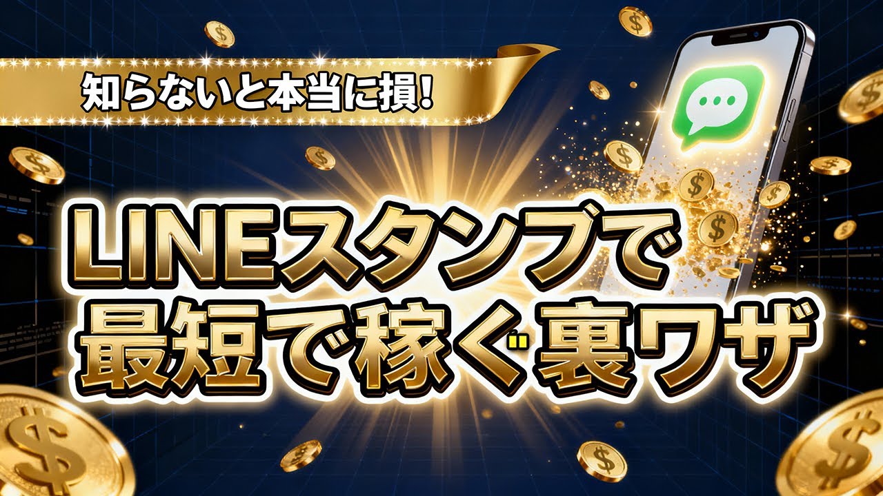 LINEスタンプで最短で稼ぐ裏技