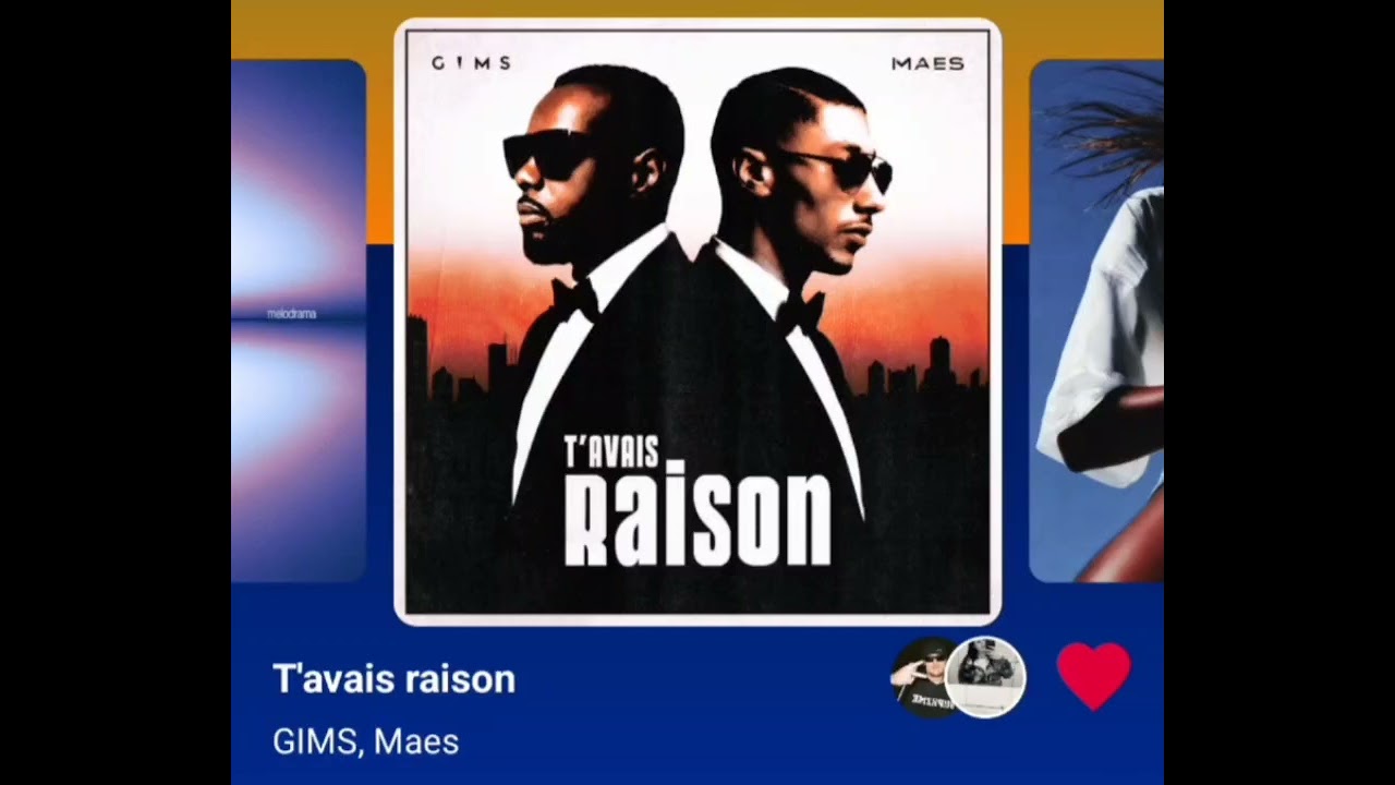 GIMS, Maes T'avais raison (Version Skyrock) 🎶