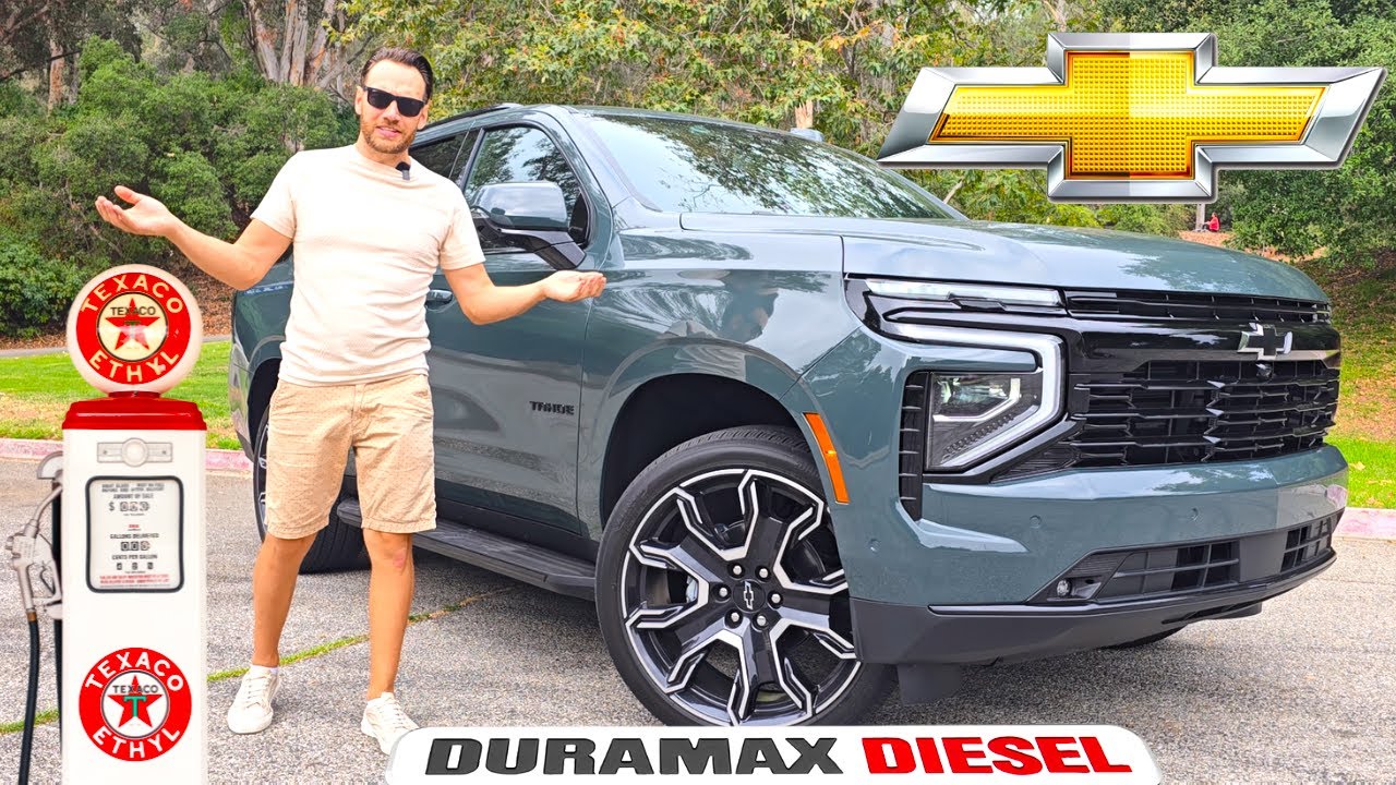 2025 Chevrolet Tahoe RST Duramax Diesel - MPG KING ? 360 car review