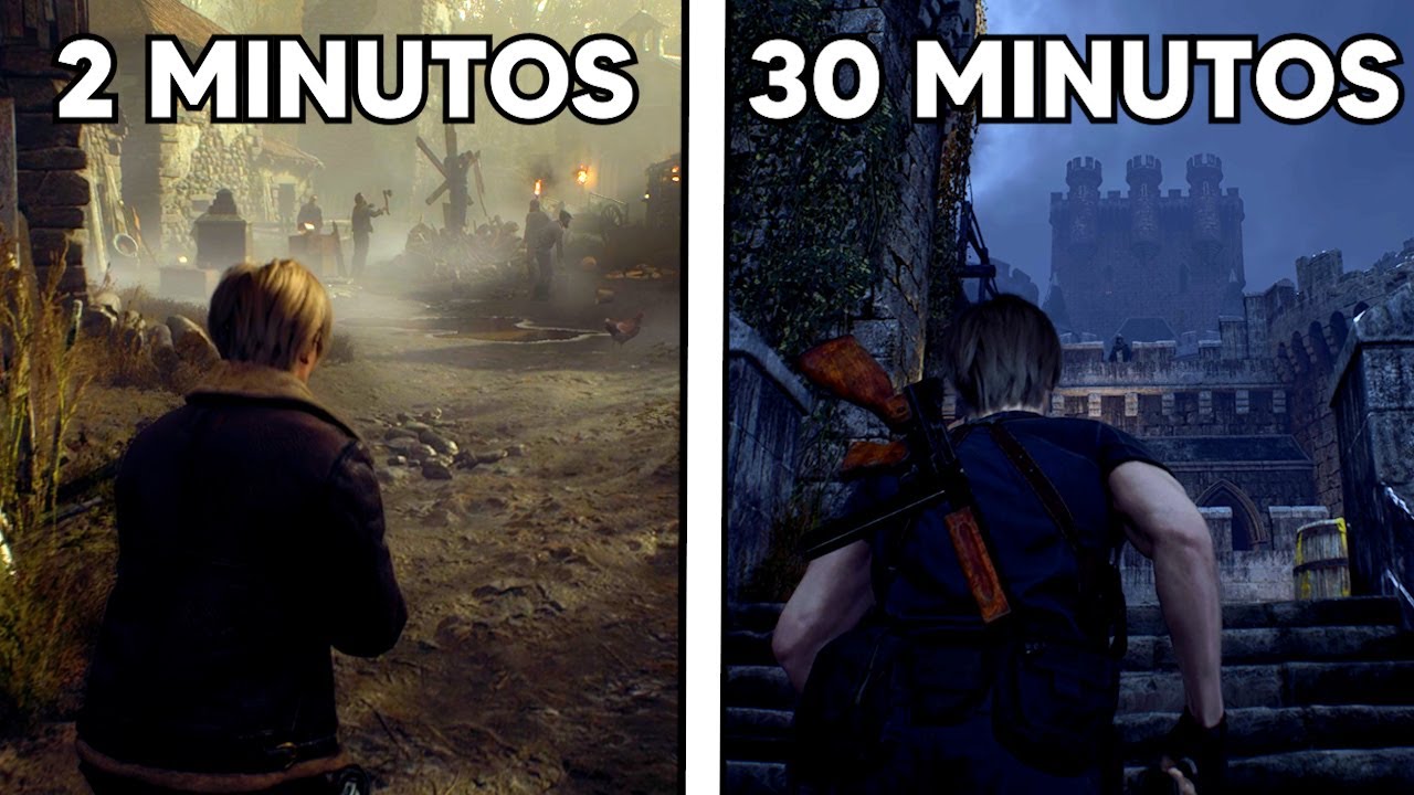 Zerando Resident evil 4 Remake EM 4 HORAS no modo profissional