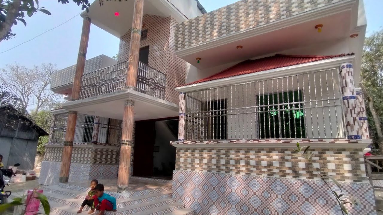 কম খরচে ৪ বেডরুম দিয়ে আধুনিক ডিজাইনের বাড়ি কিভাবে করবেন ড্রয়িং সহ দেখুন