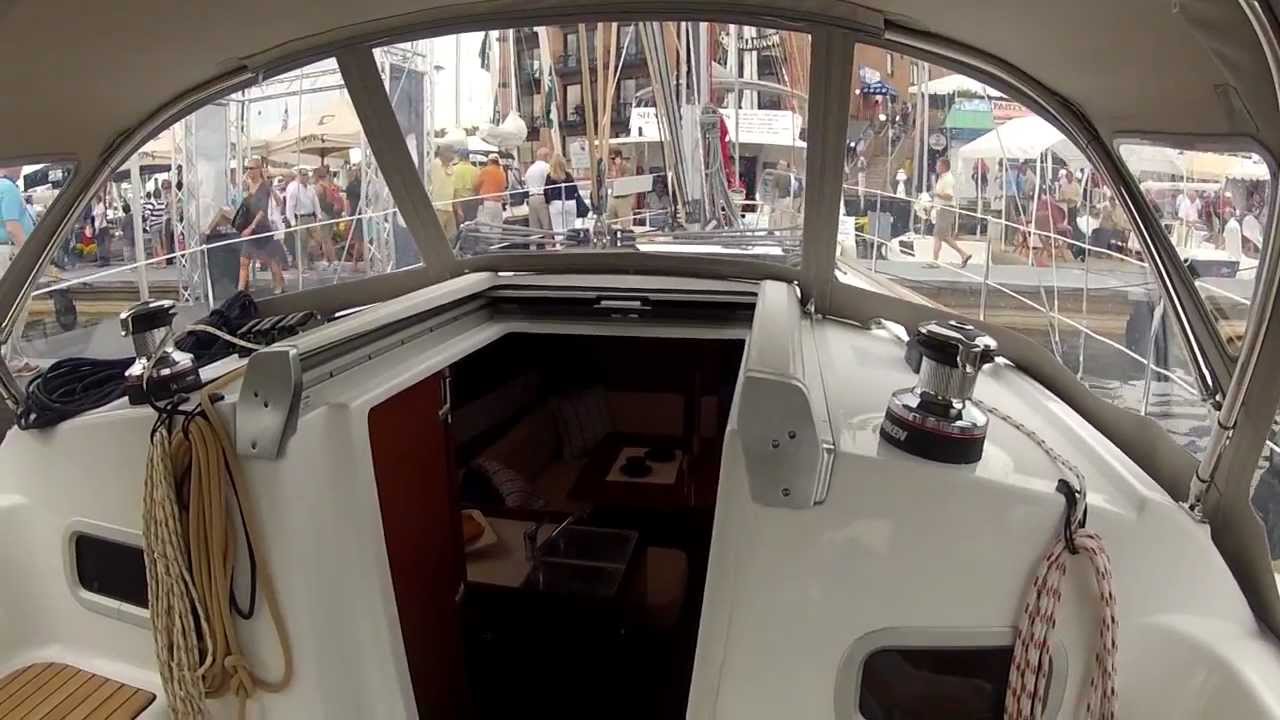 Beneteau Oceanis 34 Walk Aboard Tour by ABK Video at the Annapolis Fall 2012 Show