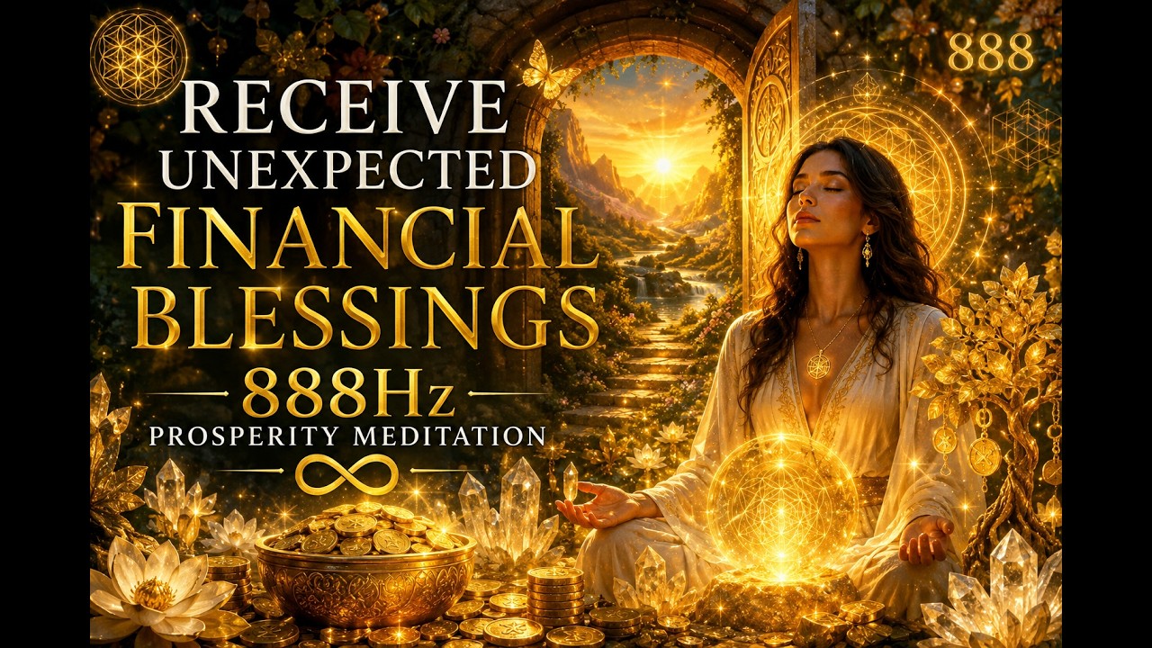 Receive Unexpected Financial Blessings | 888Hz Prosperity Meditation