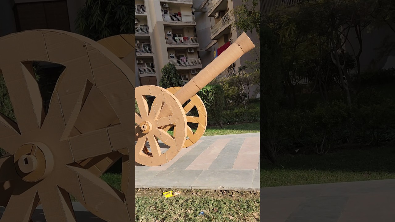Canon cardboard craft for republic day #diy #amazing #handmade #craft