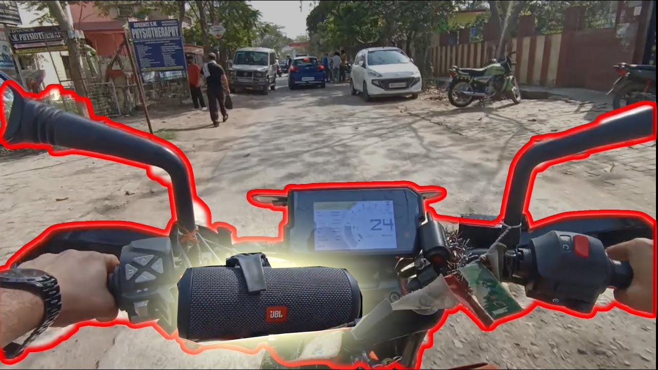 Bike Mount for bluetooth speaker | JBL flip 5 on KTM Duke 390