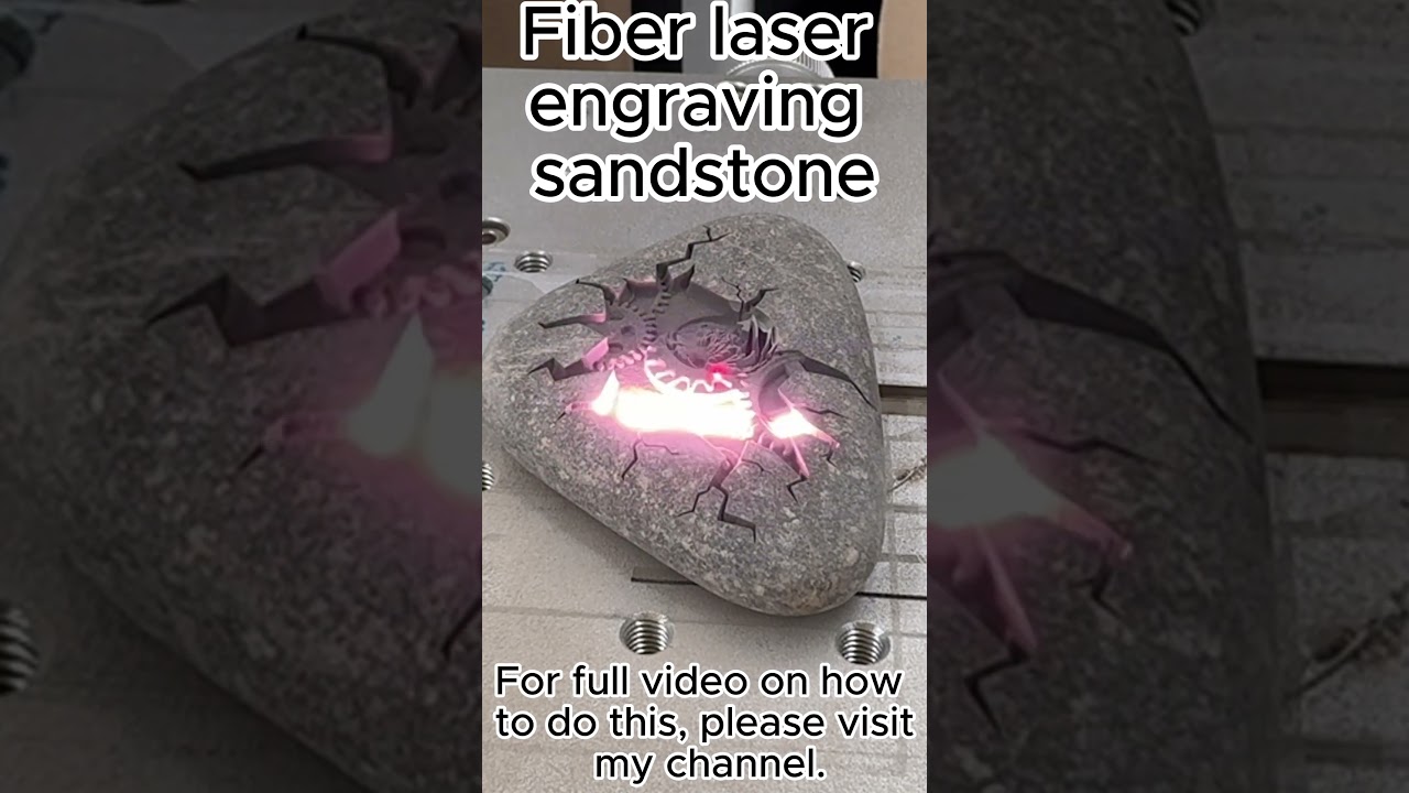 Laser Engraving Depthmap in stone