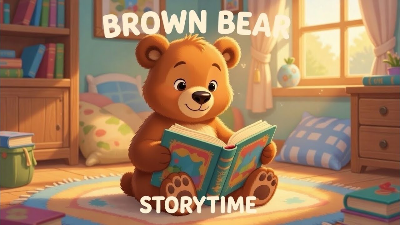 🐻 Brown Bear, Brown Bear, What Do You See? 🐻📘 | 5-Minute Storytime Rhyme for Babies & Toddlers