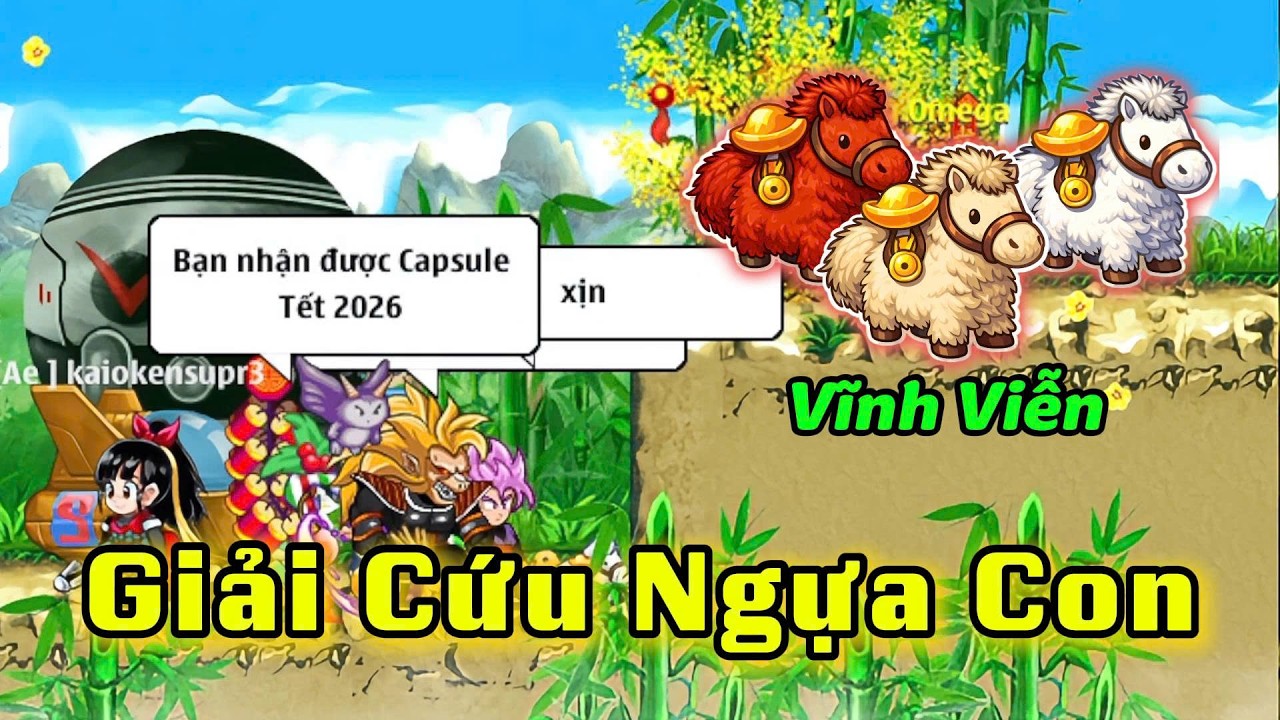 NGỌC RỒNG ONLINE - Chơi Event Tết Giải Cứu Ngựa Con Trong Chuỗi Sự Kiện Tết 2026 NRO #nro