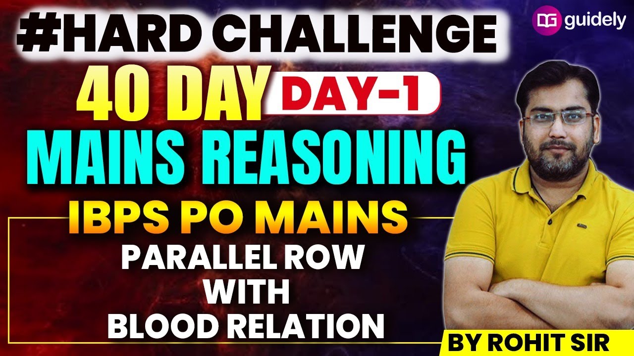 Mains Level Puzzle | High Level Puzzle | IBPS PO MAINS 2024 By  Rohit Singh