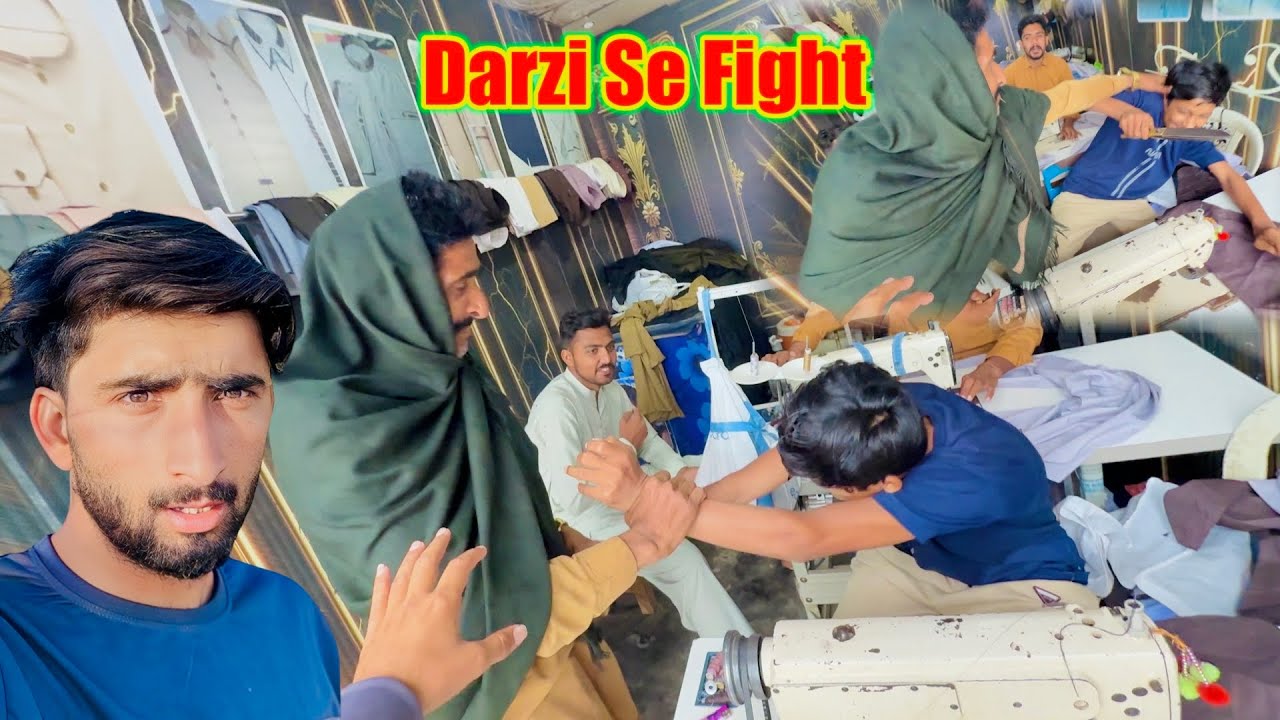 Fight Ho Gai 😡Chacha Pendu Ki DARZI IN RAMZAN | Tailors In Ramzan 