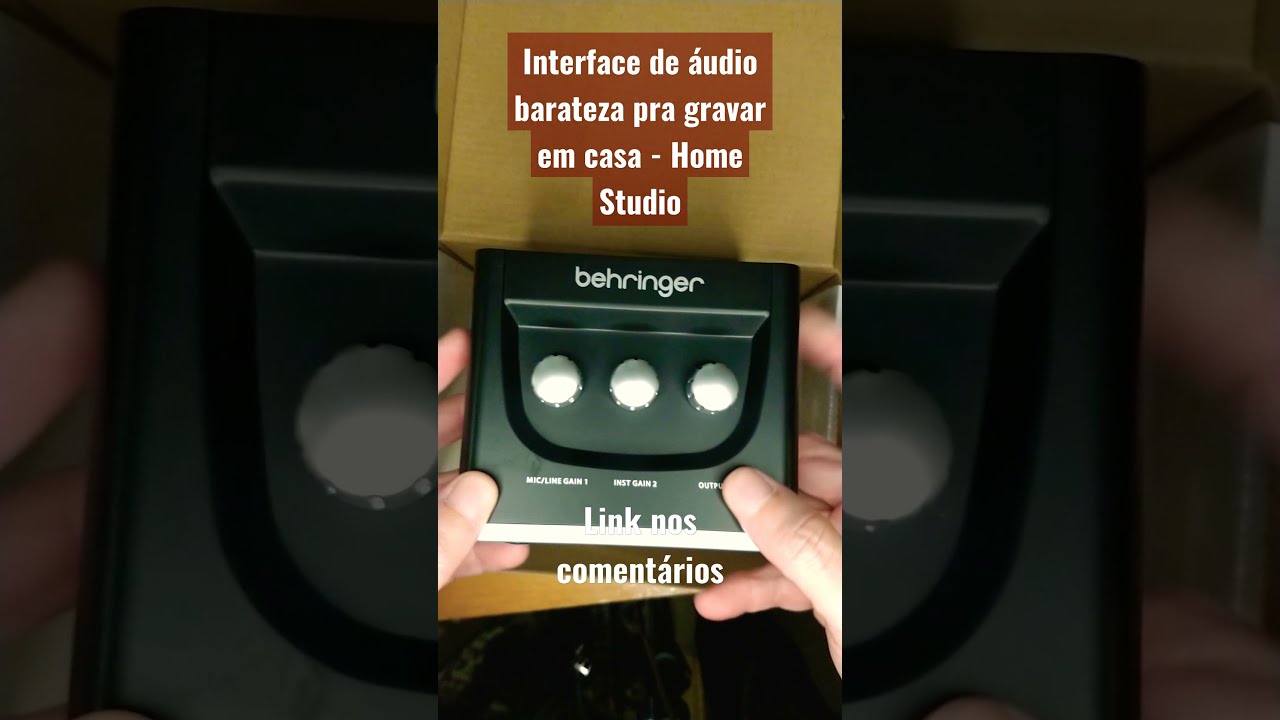 Interface de &aacute;udio barata para home studio #shorts