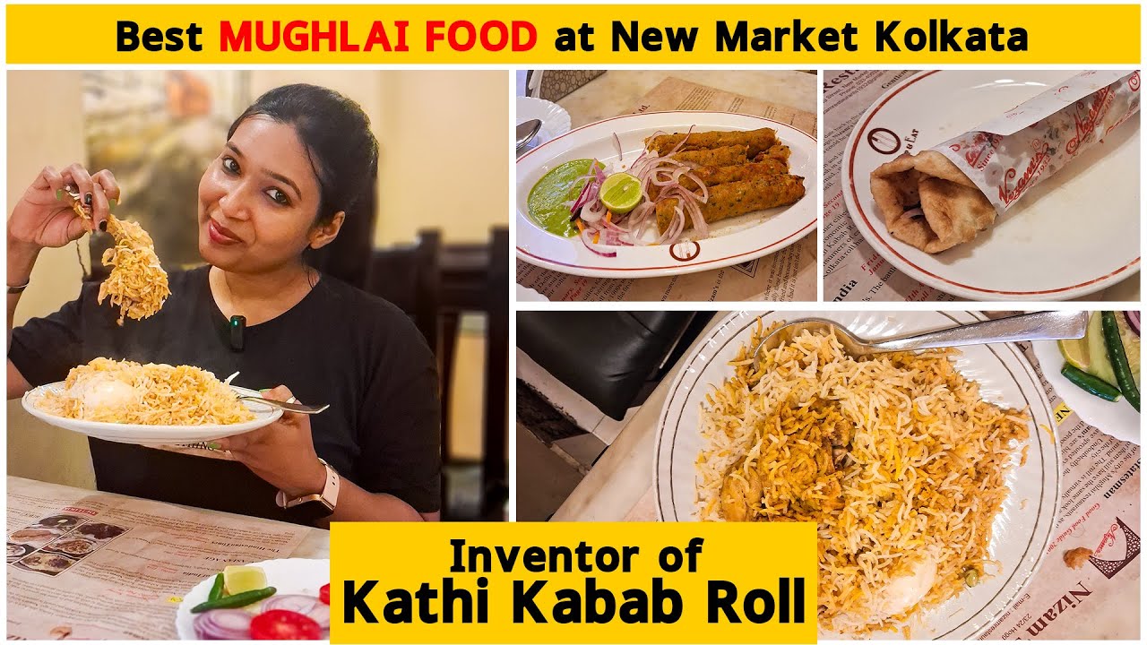 Nizam&rsquo;s Famous Kathi Roll, Biryani, Kebab | Nizam Restaurant | New Market Kolkata