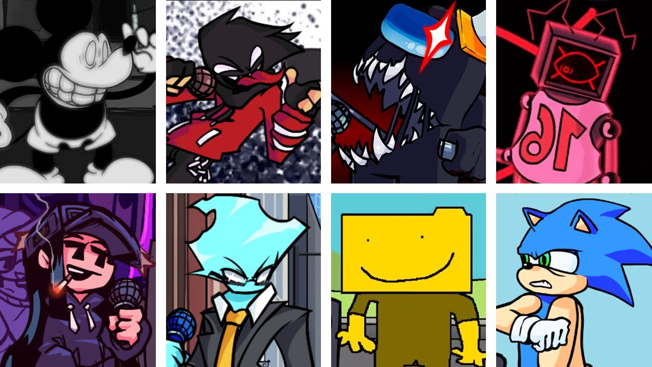 Unknown Suffering But Every Turn A Different Character Sing It 🎶 (FNF Unknown but Everyone Sings It)