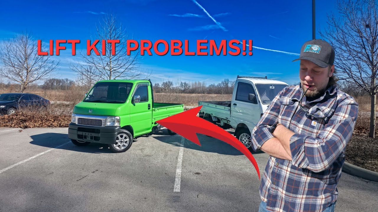 Detailed look: Honda HA7 mini-truck (Lift kit problems)