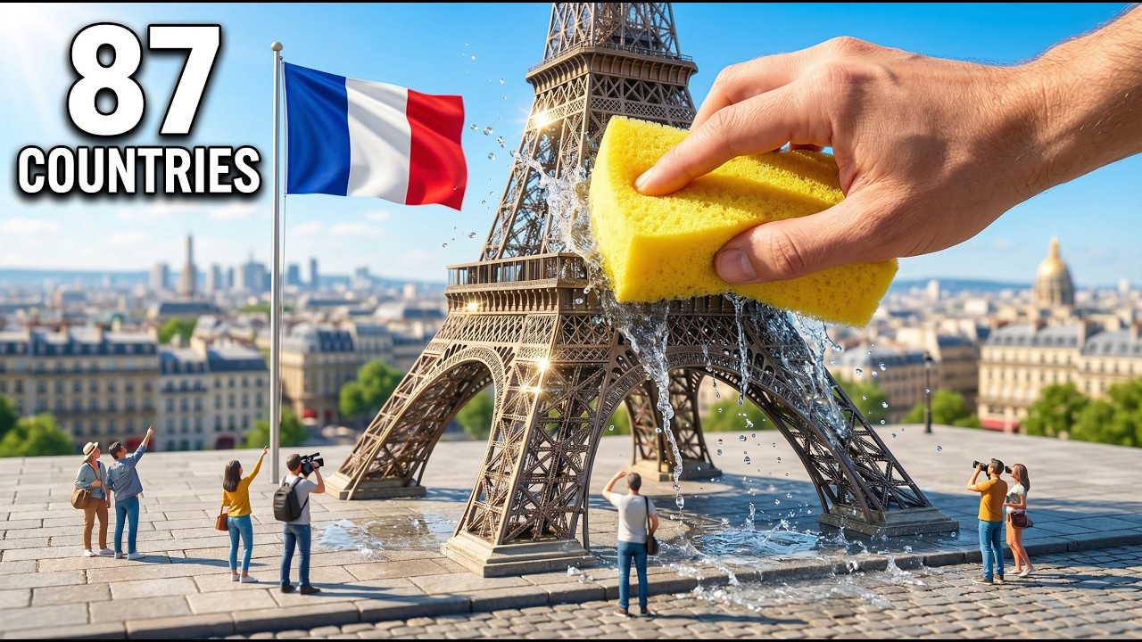 Tiny Countries & Giant Hand 🌍 | Mini Worlds AI ASMR Compilation in 4K