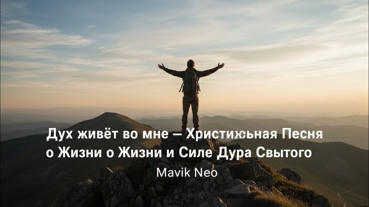 Дух живёт во мне — Христианская Песня о Жизни и Силе Духа Святого