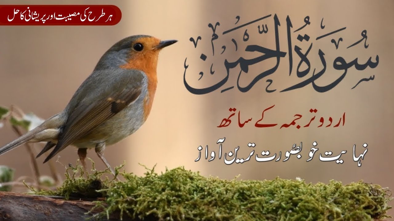 Surah Ar-Rahman with Urdu Translation / A Heart-Touching Message of Mercy and Gratitude
