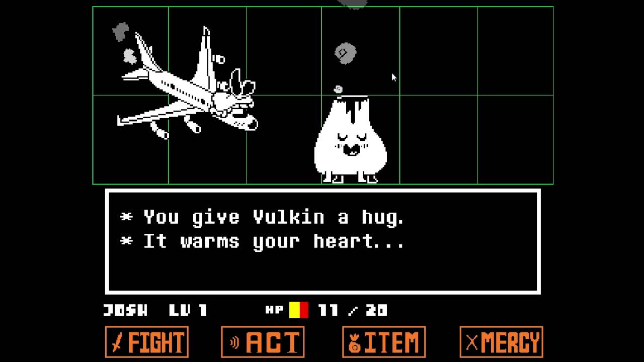 Undertale - Tsunderplane gets jealous of Vulkin