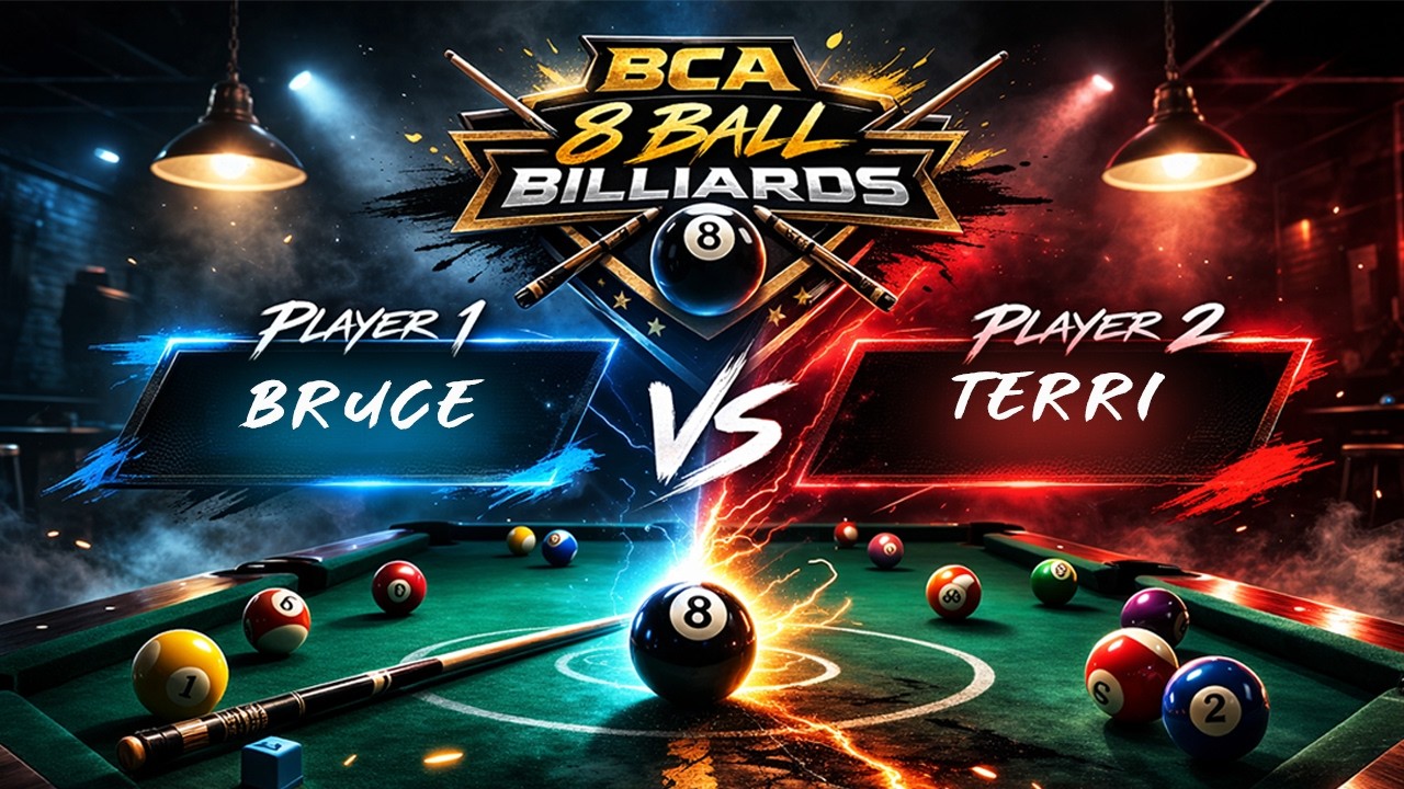 Bruce Vs Terri Weekly BCA 8 ball match