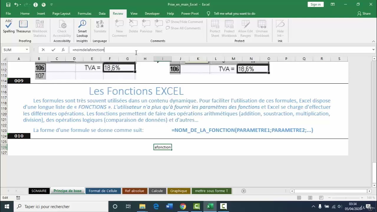 EXCEL : 6 Heures de Formation Complete