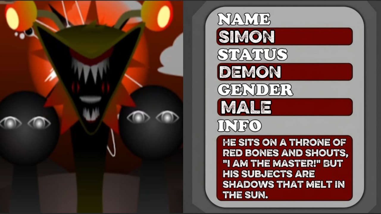 Incredibox Sprunki: Phase 6 | The Scarlet Sun Remake| (GALLERY) | ALL Characters  Description