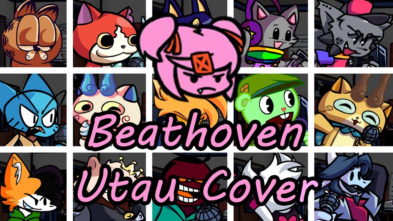 Beathoven [Natsuki Mix] Everyone Sings It (FNF Everyone Sing Beathoven [Natsuki Mix]) - [UTAU Cover]