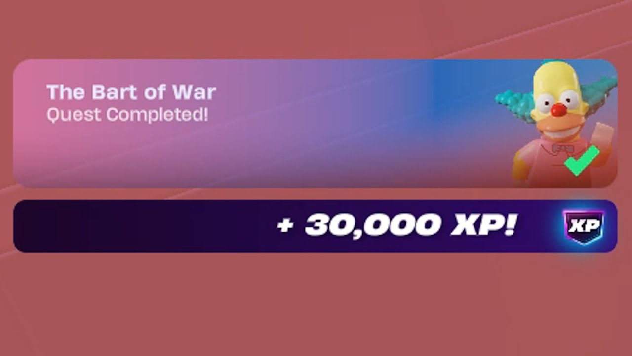 Знаки продажи Smash 5 &mdash; The Bart of War &mdash; Fortnite Brick LIfe