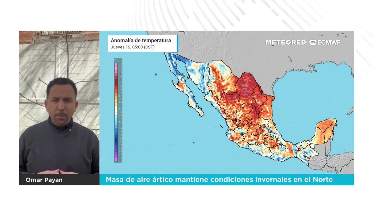 Pronóstico del tiempo del 18 al 20 de febrero: tiempo invernal por masa de aire y frente frío 35
