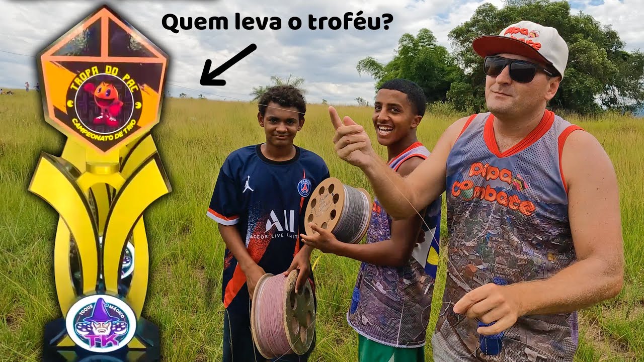 Campeonato de Pipa da Tropa dos Pac com o trio Helinho, Rafinha e Menor do relo