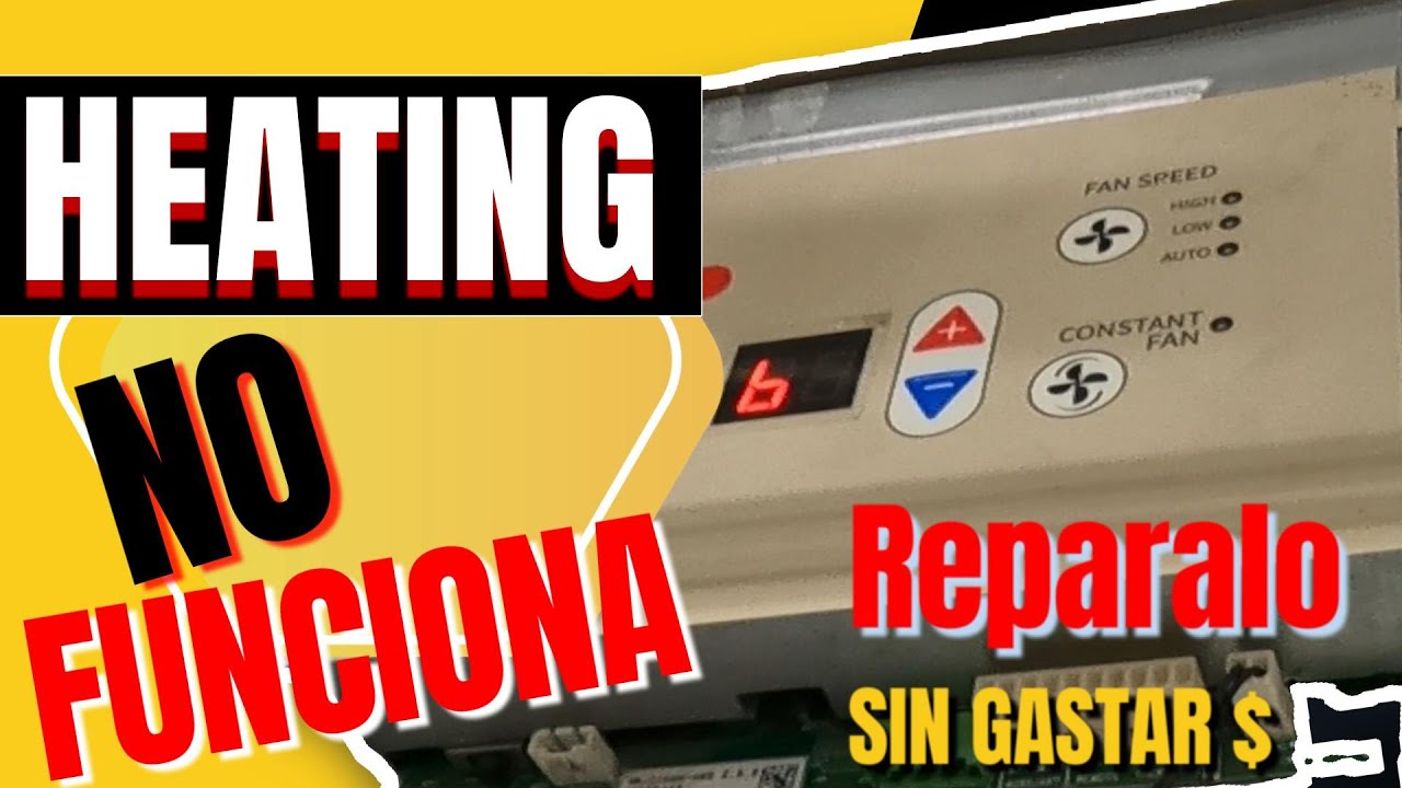 Como arreglar un amana ptac. Que no calienta solo sirve el aire frio